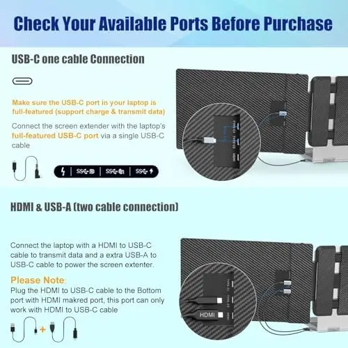 KEFEYA 14-Inch Laptop Screen Extender
