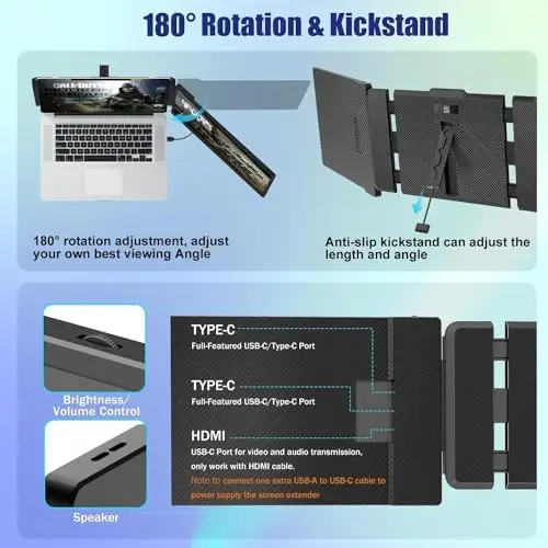 KEFEYA 14-Inch Laptop Screen Extender