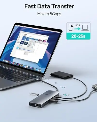 MOKiN 14-in-1 Laptop Docking Station