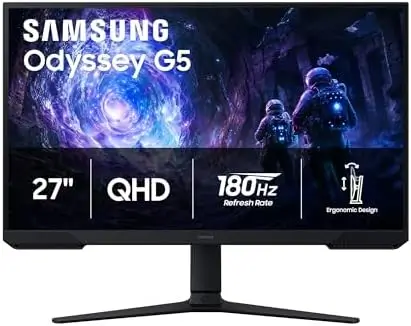 Samsung Odyssey G5 G51F 27-Inch Gaming Monitor