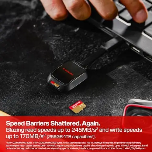 SanDisk Extreme 256GB microSD Card