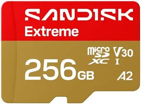 SanDisk Extreme 256GB microSD Card
