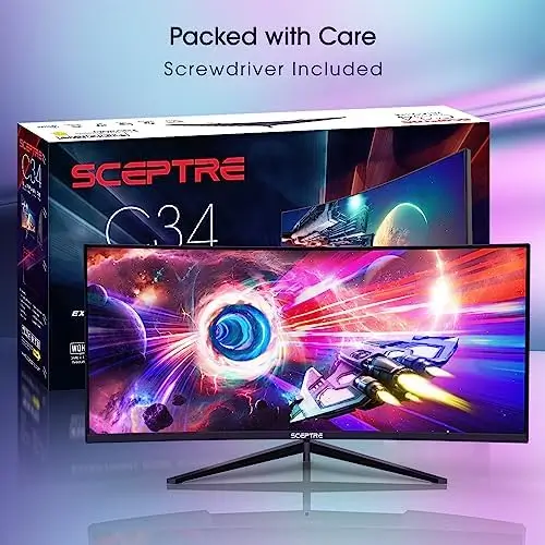 Sceptre 34-Inch Curved Ultrawide Monitor