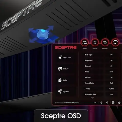 Sceptre 34-Inch Curved Ultrawide Monitor